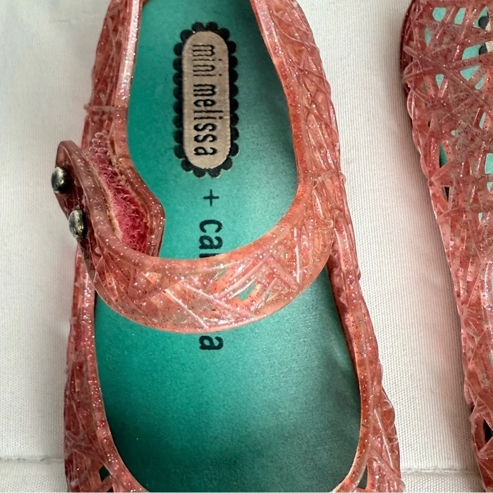 Mini Melissa Pink Sandals & Zaxy Baby Rush Sandals